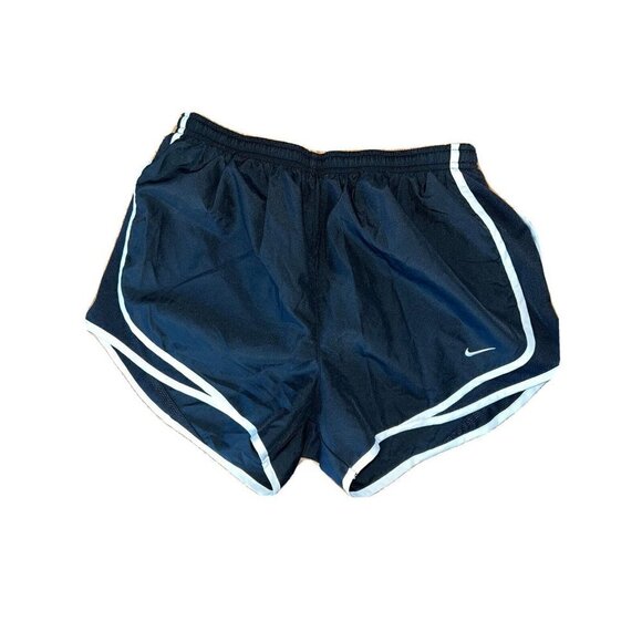 Nike Womens Running Athletic Shorts High Waist Pull On Black Size Medium (W) - Picture 1 of 5
